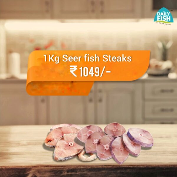1Kg Seer Fish Steaks